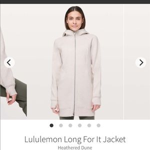 LONG FOR IT JACKET LULULEMON